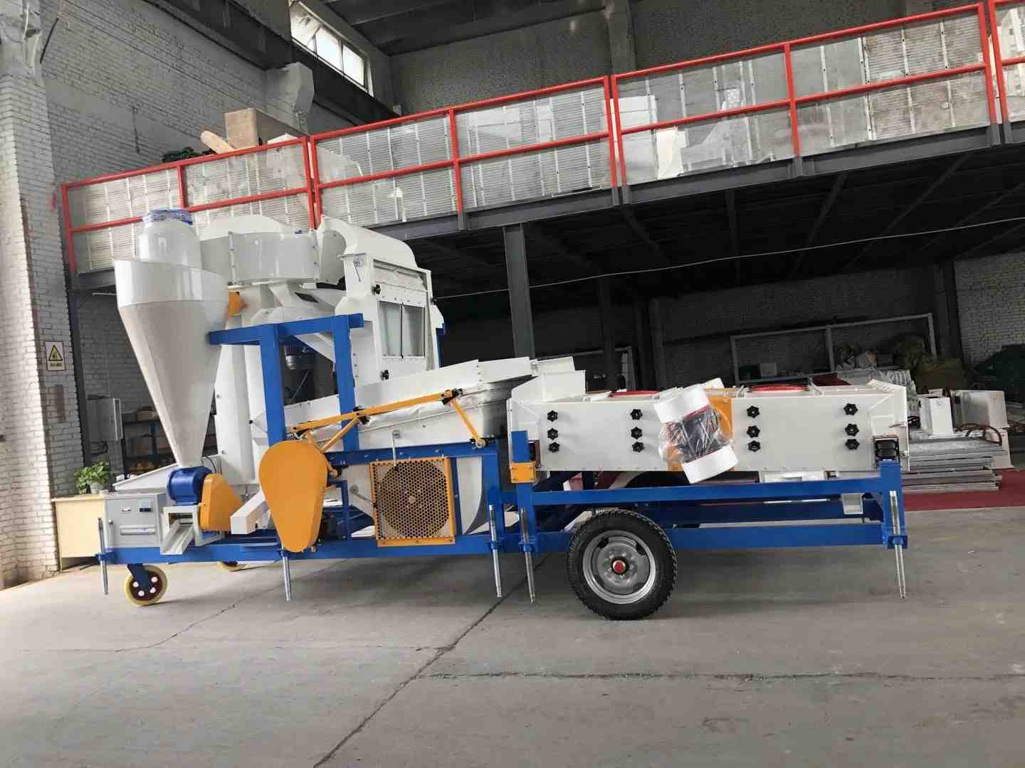 Máy làm sạch và phân loại hạt giống kết hợp 5XFZ-15BX cho nhiều loại cây trồng